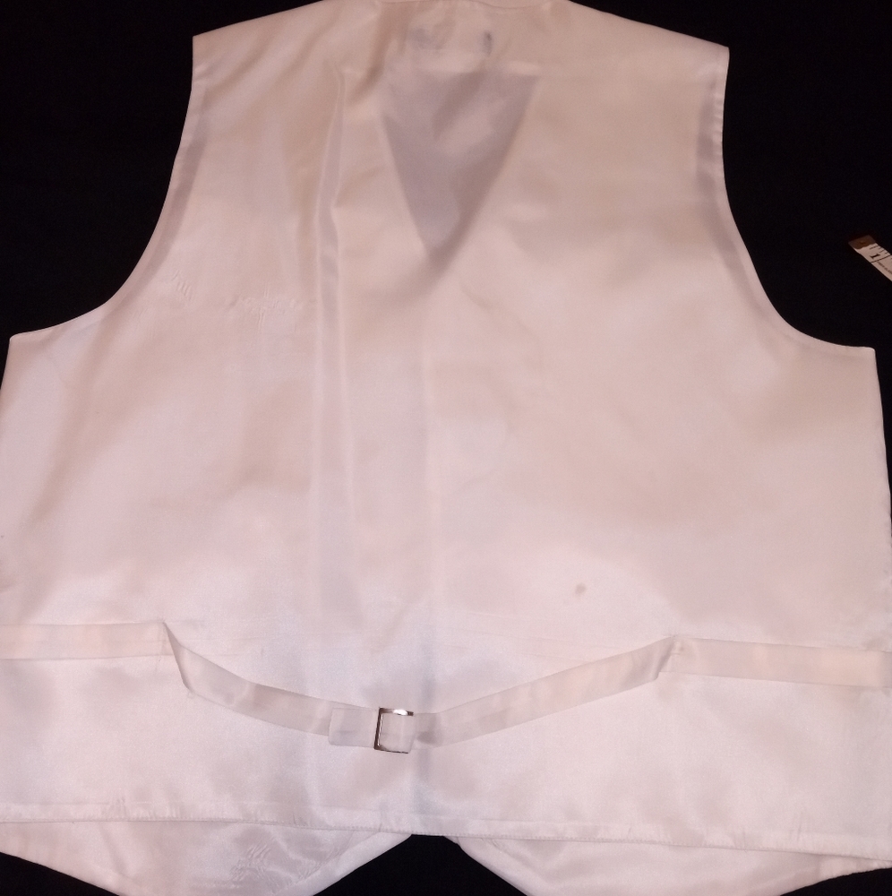 White suit vest 2XL